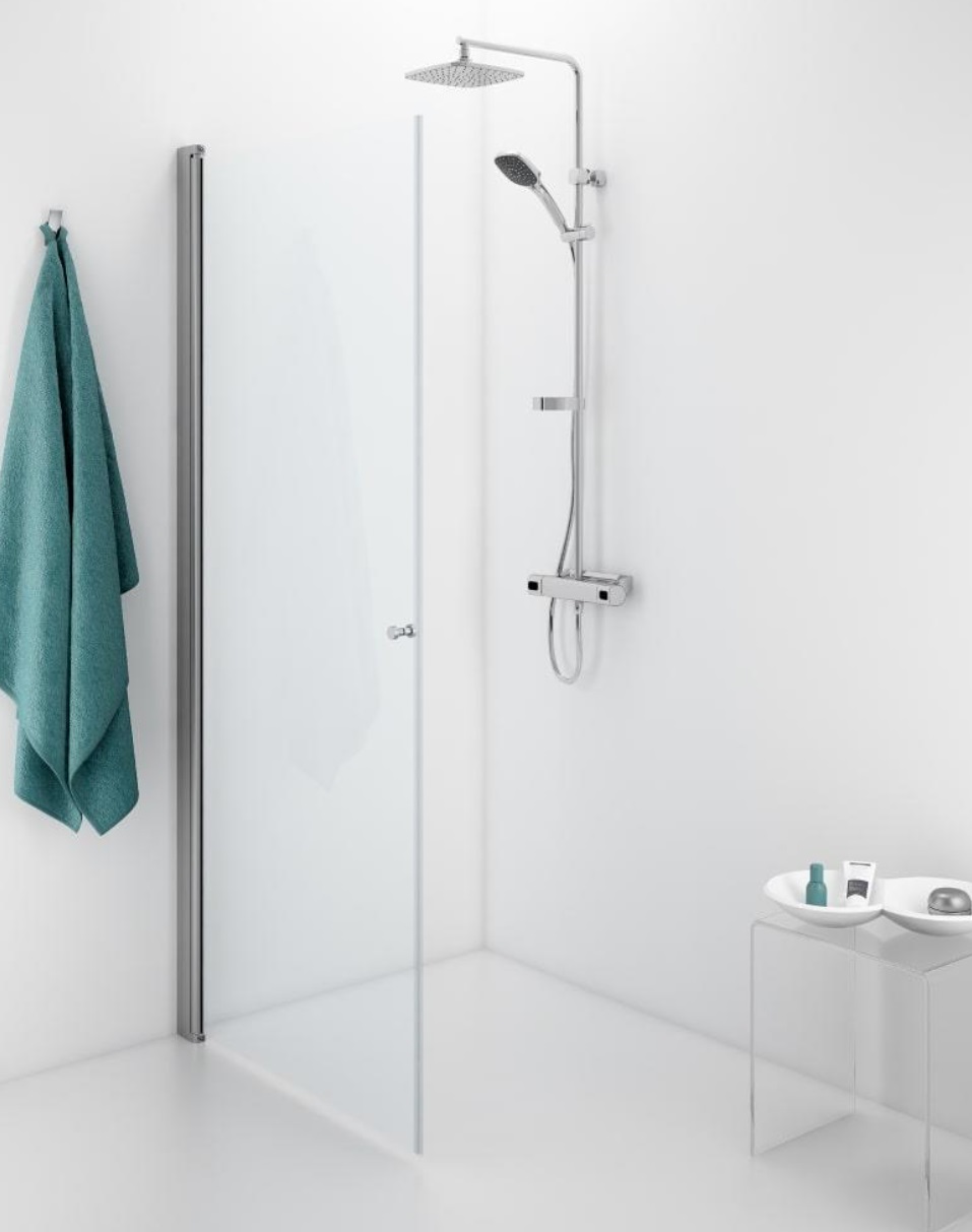 Contura Showerama 10-01 dusjvegg-1000 mm, klart glass