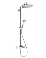 Hansgrohe Croma Select S 280 takdusjsett/Showerpipe Ø280 mm, EcoSmart, Krom