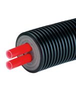 Austroflex kulvertrør/fjernvarmerør 40x3.7+40x3.7mm pex (Ø160MM)   2-rørs