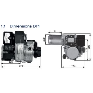 Bentone Brenner BF1 FUV - VVS Komplett